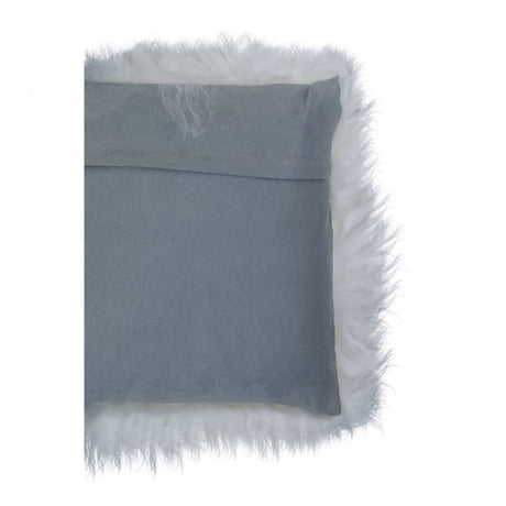 Bosie Large Grey Ombre Mongolian Lamb Fur Cushion