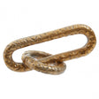 Prato Gold Finish Chain Sculpture