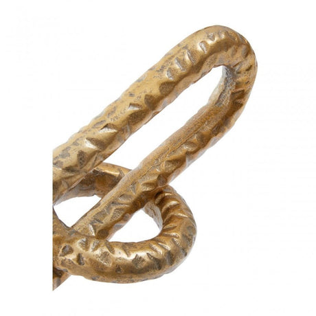 Prato Gold Finish Chain Sculpture