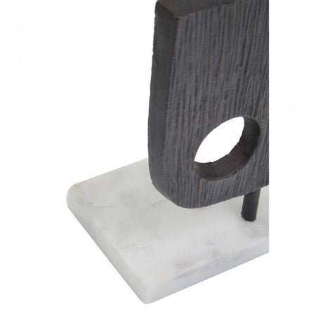 Simbolo Large Assorted Colour Metal Sculpture On Marble Base