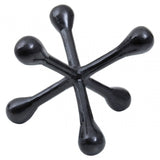 Prato Black Finish Abstract Sculpture