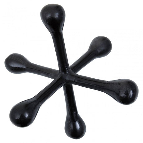 Prato Black Finish Abstract Sculpture