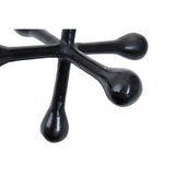 Prato Black Finish Abstract Sculpture