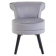 Kids Loretta Grey Velvet Chair