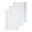 Doro Set Of Three Waffle White And Grey Voilet Tea Towels