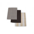 Set Of Three Stripe Tea Towels