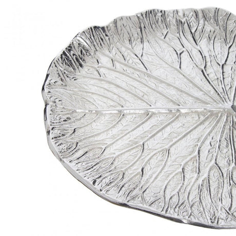 Salma Silver Lotus Leaf Cake Stand