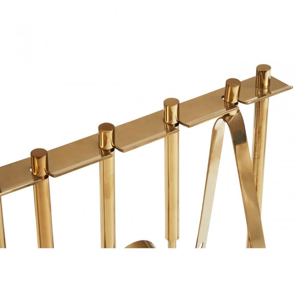 Omari White Marble Bar Tool Stand