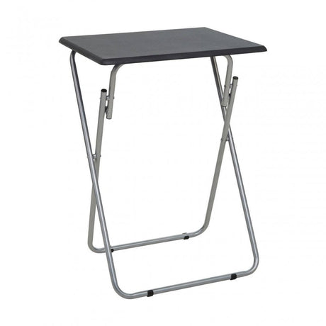 Folding Table With Sand Black Top