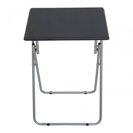 Folding Table With Sand Black Top