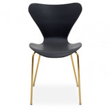 Laila Dining Chair With Black Seat