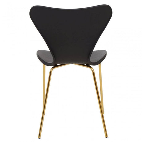 Laila Dining Chair With Black Seat