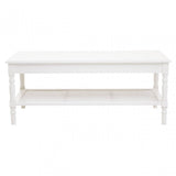 Heritage Pine Wood Ivory Coffee Table