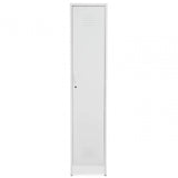 Academy One Door White Metal Locker