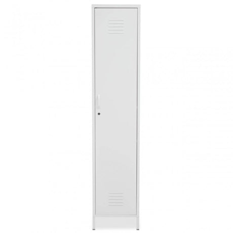 Academy One Door White Metal Locker