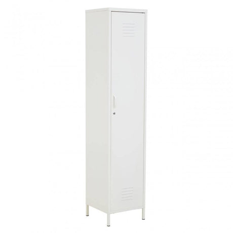 Academy One Door White Metal Locker