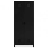 Academy Two Door Black Wardrobe