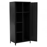 Academy Two Door Black Wardrobe