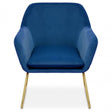 Xander Midnight Velvet Armchair