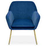 Xander Midnight Velvet Armchair