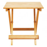 Beauport Natural Finish Folding Table