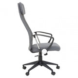Brent Grey Mesh And Fabric Home Office Chair