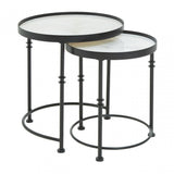 Arcana Set Of 2 Round Side Tables