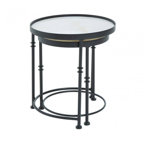 Arcana Set Of 2 Round Side Tables
