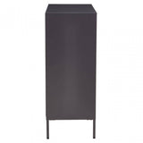 Acier Two Door Grey Cabinet