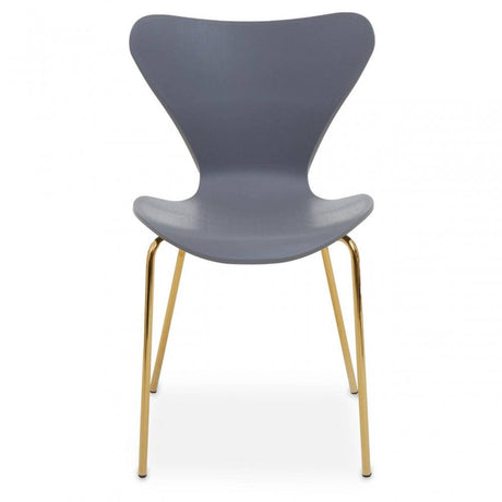 Laila Dining Chair With Grey Seat
