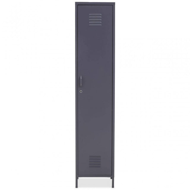 Academy One Door Grey Metal Locker