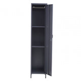 Academy One Door Grey Metal Locker