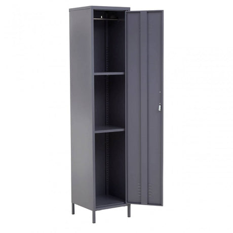 Academy One Door Grey Metal Locker