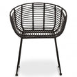 Lagom Black Natural Rattan Chair