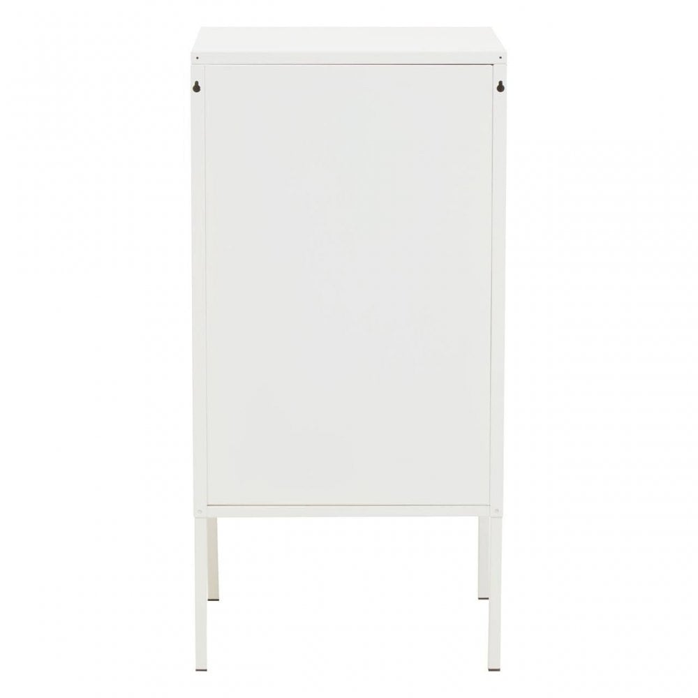 Academy One Door White Cabinet