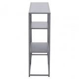 Acero Grey Metal Multi Shelf Unit