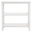 Heritage Three Shelf Ivory Bookcase