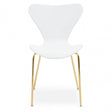 Laila Dining Chair With White Seat