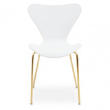 Laila Dining Chair With White Seat