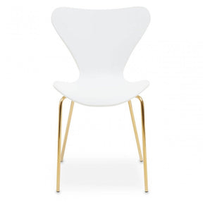 Laila Dining Chair With White Seat
