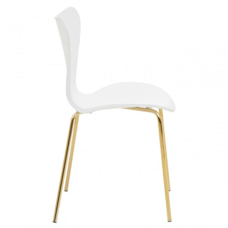 Laila Dining Chair With White Seat
