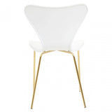 Laila Dining Chair With White Seat