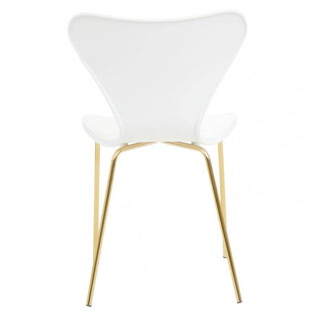 Laila Dining Chair With White Seat