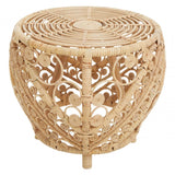 Mataram Large Natural Rattan Stool Or Table
