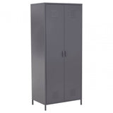 Academy Two Door Grey Wardrobe