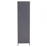 Academy Two Door Grey Wardrobe
