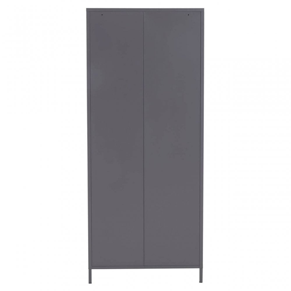 Academy Two Door Grey Wardrobe