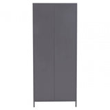 Academy Two Door Grey Wardrobe