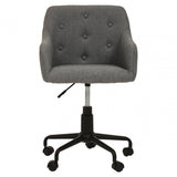 Brent Tufted Grey And Black Home Office Chair