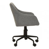 Brent Tufted Grey And Black Home Office Chair